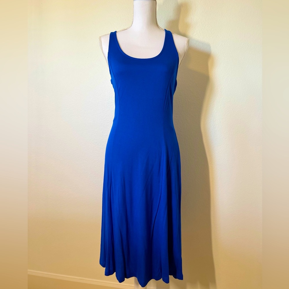 Old Navy Blue Sleeveless Fit & Flare Sundress Medium NWT